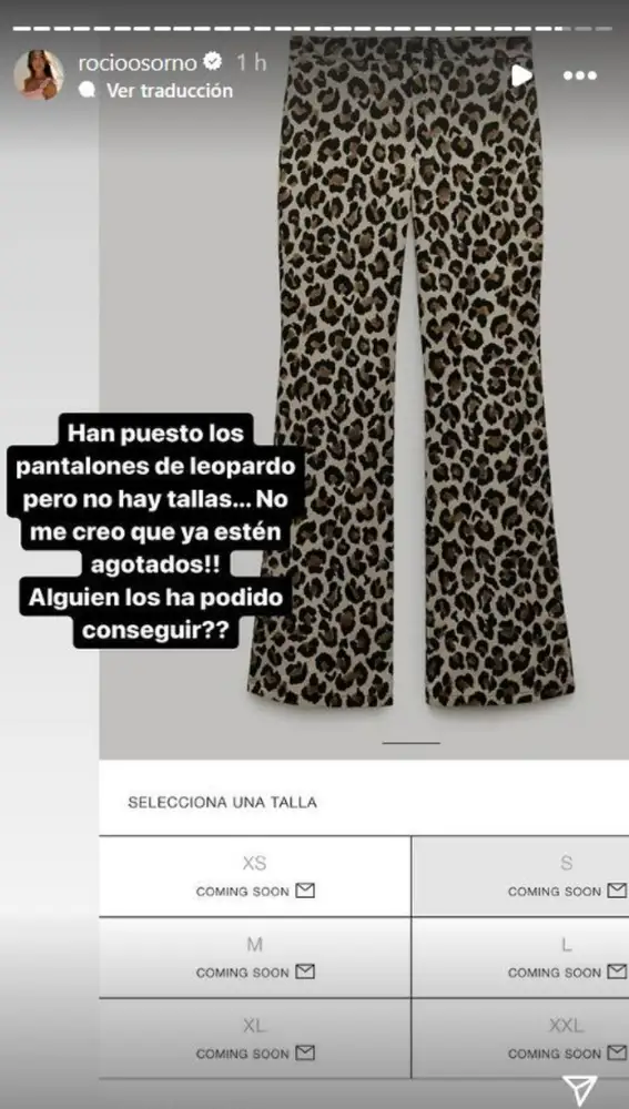 Rocío Osorno se queda sin pantalón de leopardo