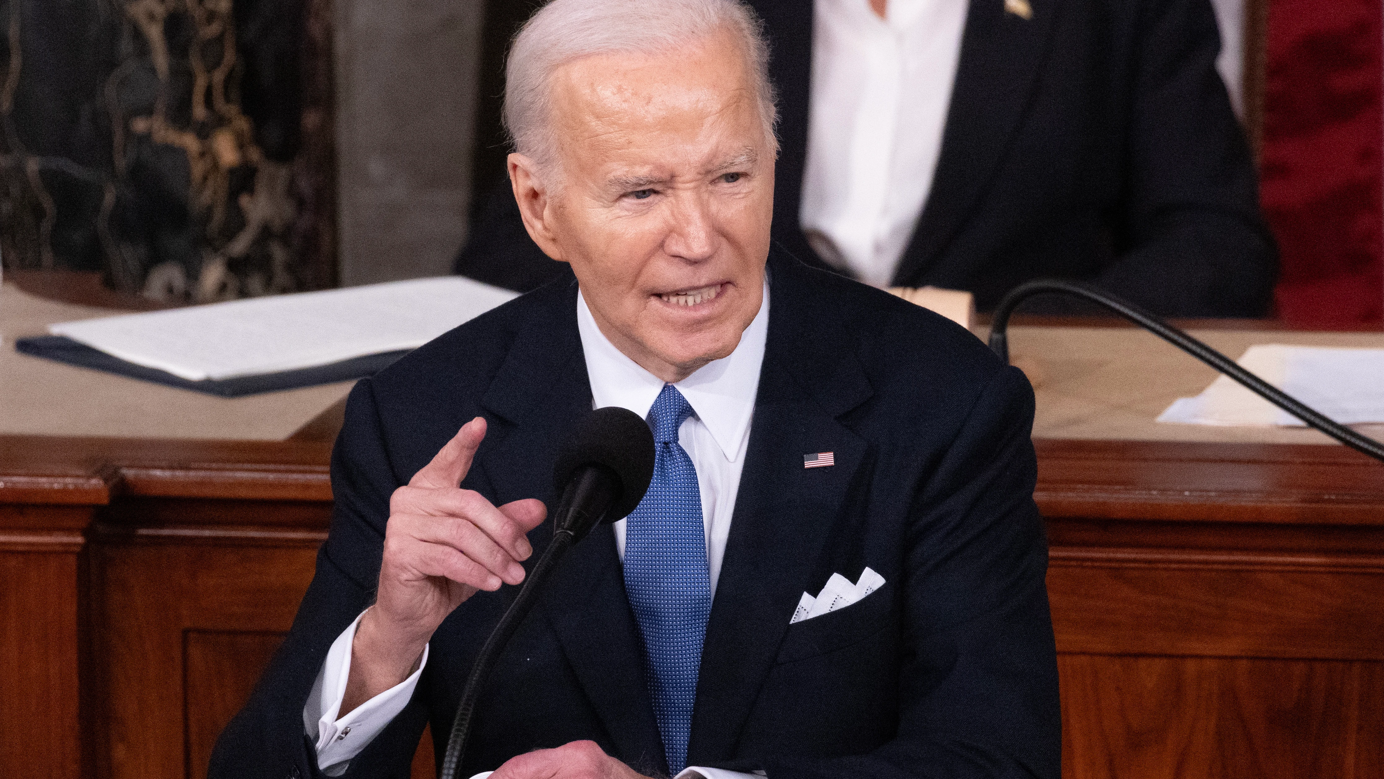 Biden da el discurso del Estado de Uni&oacute;n
