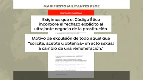 Manifiesto militantes PSOE