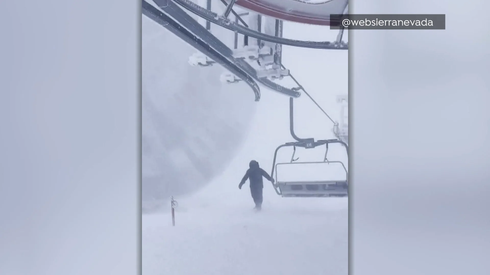 Temporal de nieve, lluvia y viento