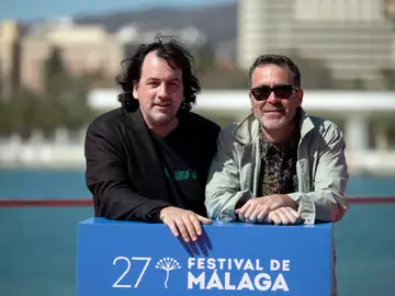 Isaki Lacuesta y Pol Rodríguez en el Festival de Málaga Isaki Lacuesta y Pol Rodríguez en el Festival de Málaga