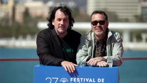 Isaki Lacuesta y Pol Rodríguez en el Festival de Málaga Isaki Lacuesta y Pol Rodríguez en el Festival de Málaga
