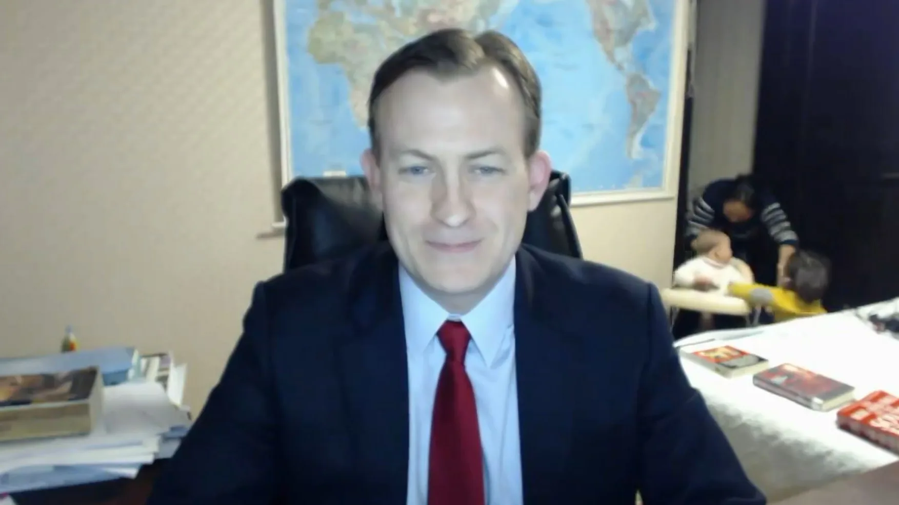 Imagen del profesor en la BBC