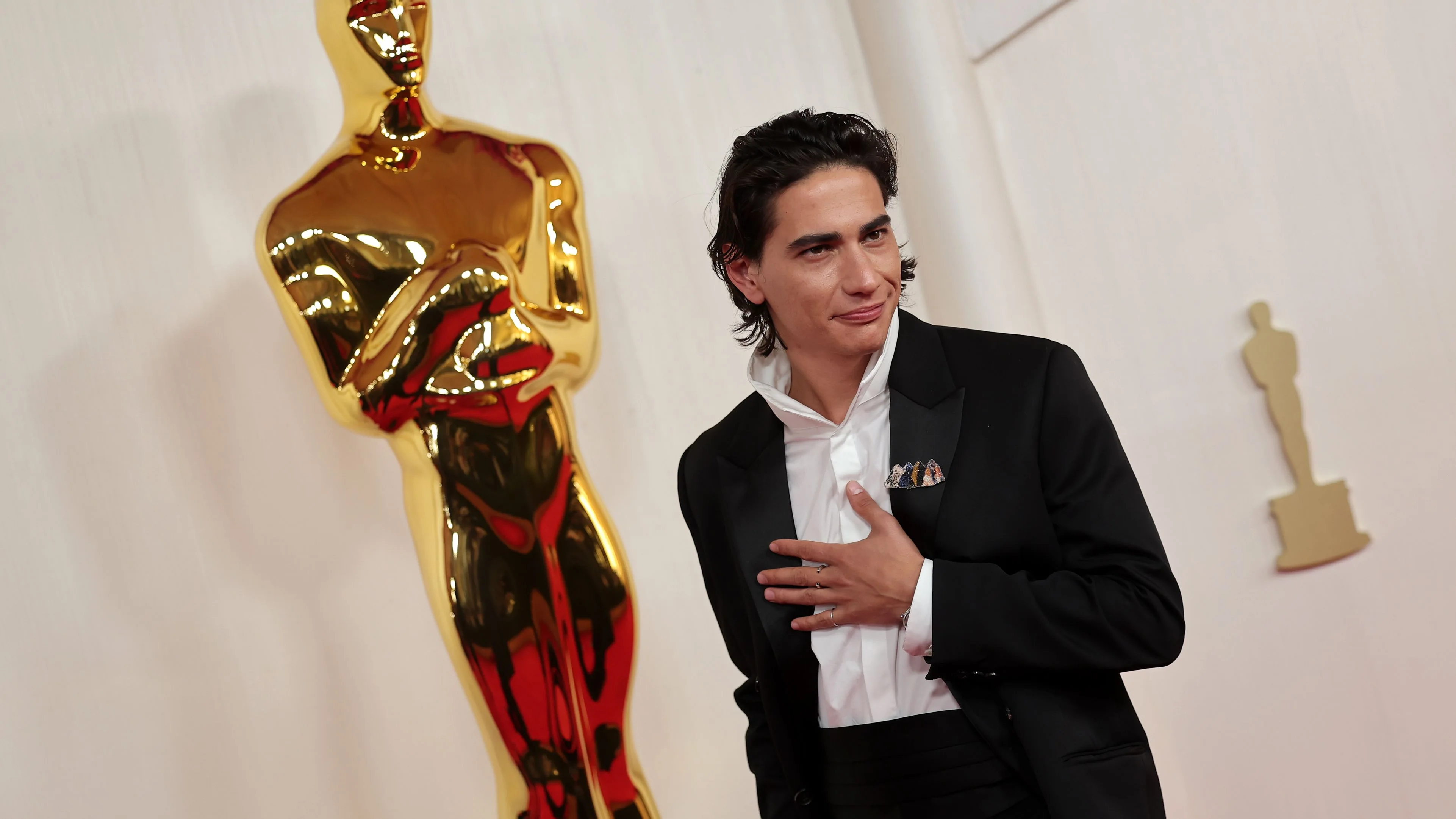 Enzo Vogrincic en los Premios Oscar 2024