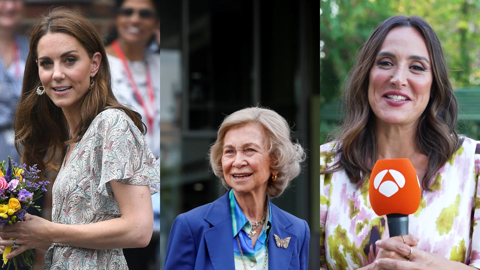 Kate Middleton, la reina Sofía y Tamara Falcó Kate Middleton, la reina Sofía y Tamara Falcó