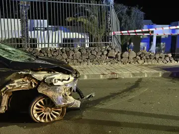 Imagen del coche implicado en el accidente 