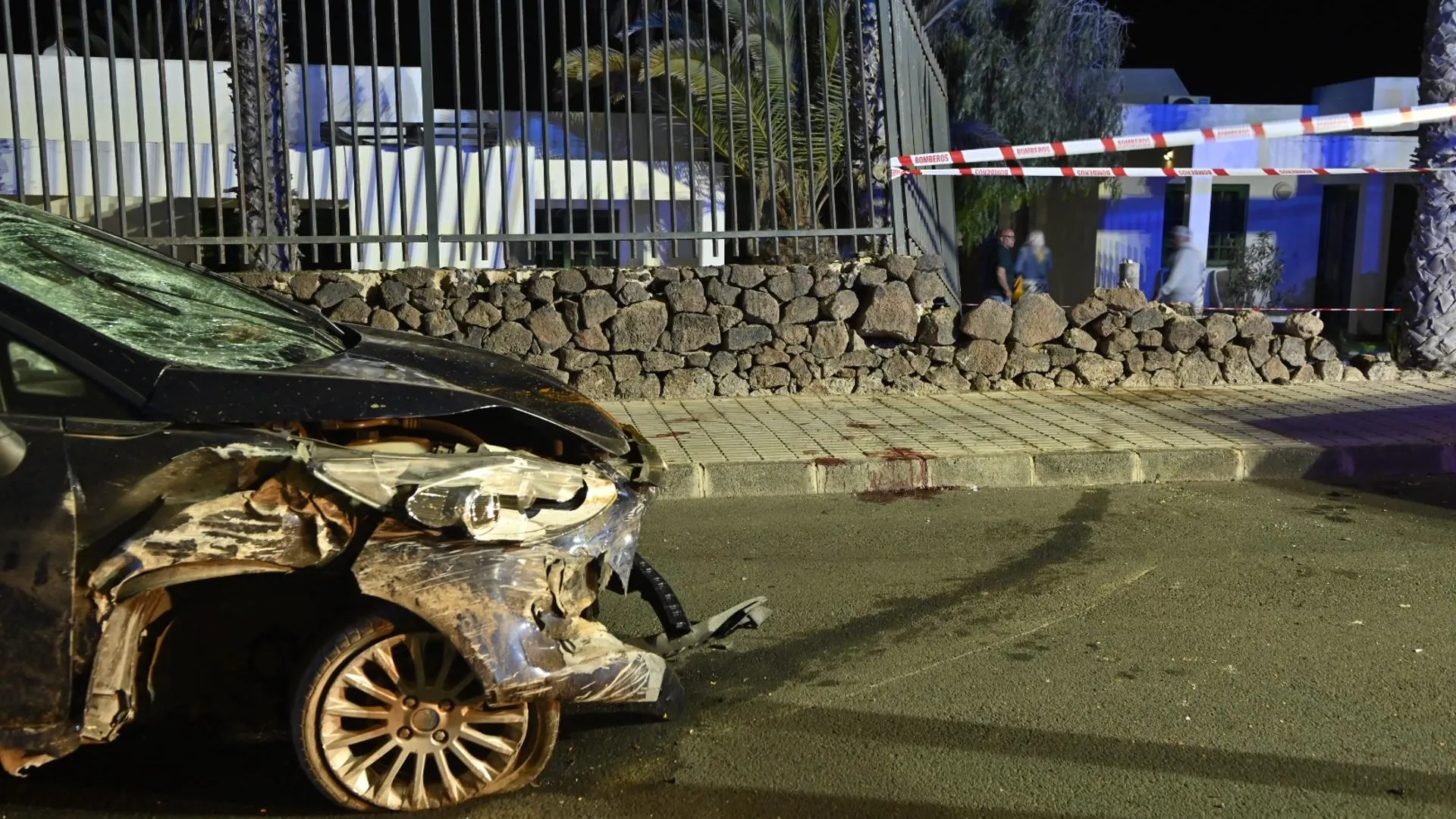 Imagen del coche implicado en el accidente Imagen del coche implicado en el accidente