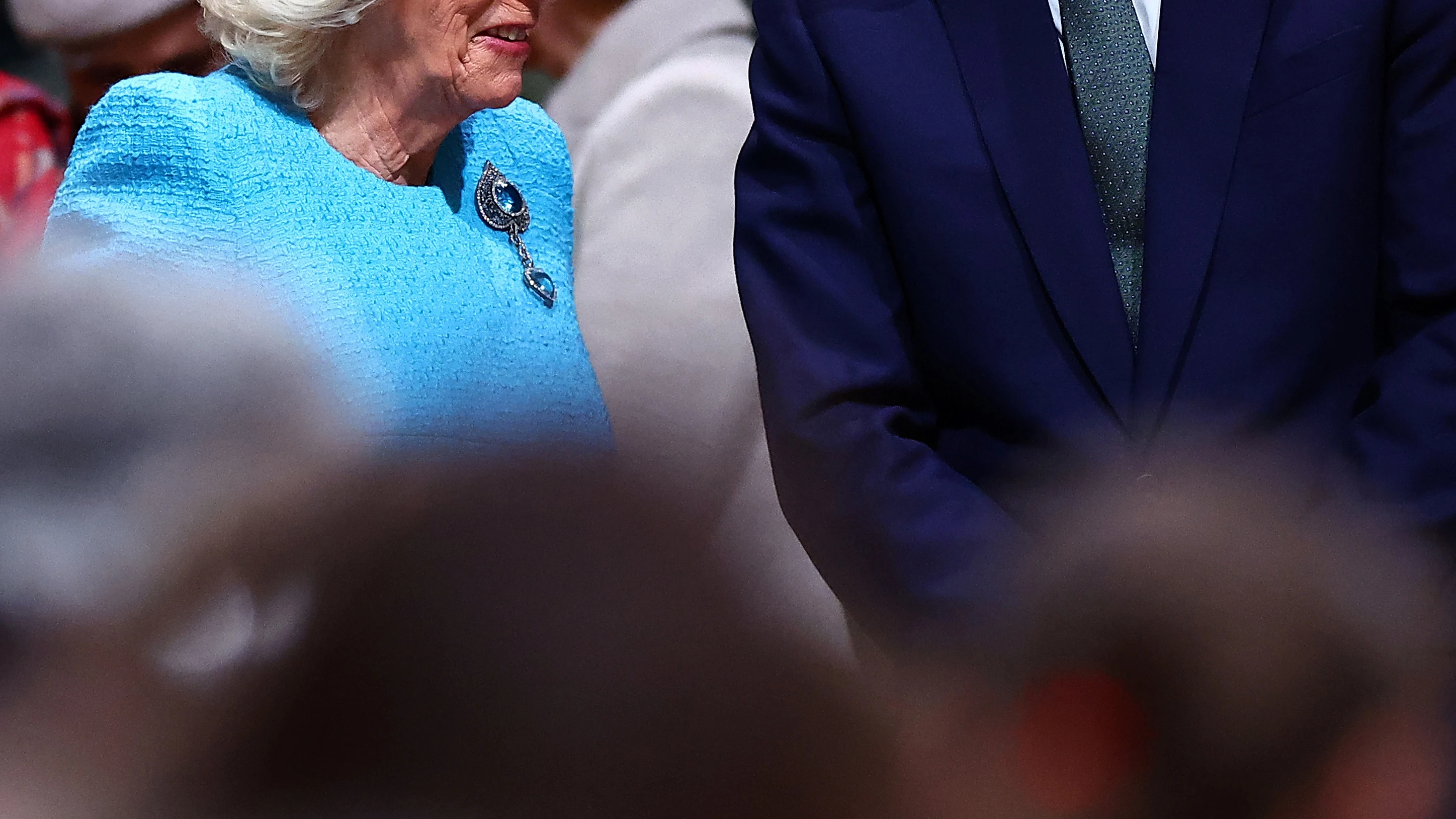 El pr&iacute;ncipe Guillermo y la reina Camila en el D&iacute;a de la Commonwealth 
