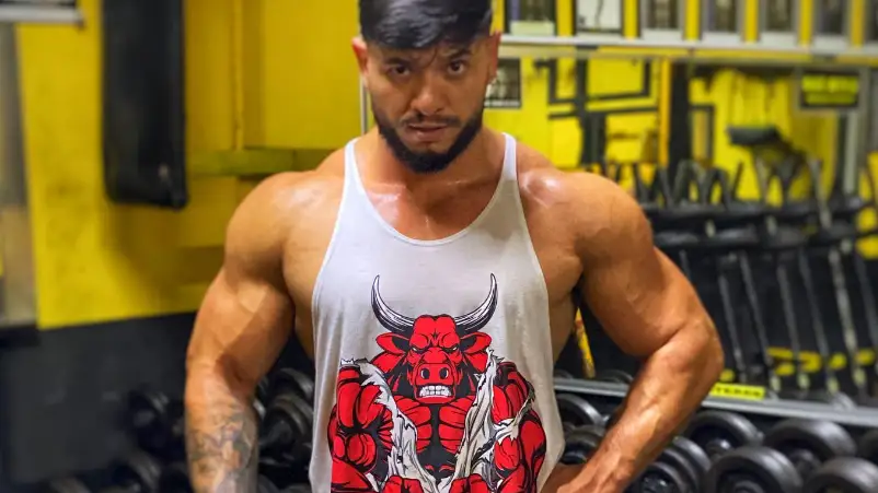 El culturista e influencer Denis Yoshio Feltrim El culturista e influencer Denis Yoshio Feltrim