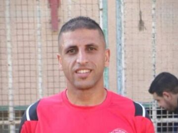 El futbolista palestino Mohammed Barakat