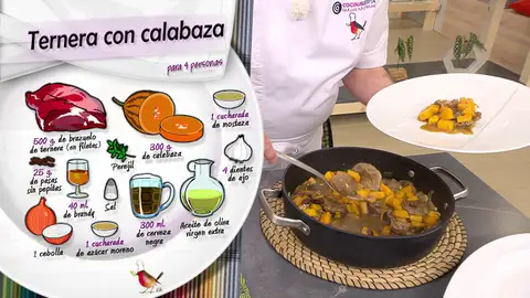 Ingredientes Ternera con calabaza Ingredientes Ternera con calabaza