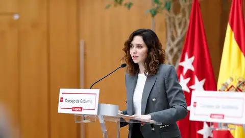 La presidenta de la Comunidad de Madrid, Isabel Díaz Ayuso La presidenta de la Comunidad de Madrid, Isabel Díaz Ayuso