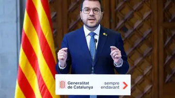 El presidente de la Generalitat, Pere Aragonès