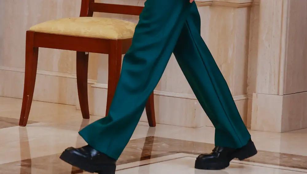 Los zapatos estilo chunky de la reina Letizia