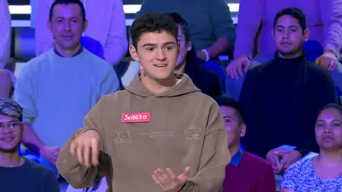 Sergio aprovecha su paso por La ruleta para pedir trabajo en Antena 3 Sergio aprovecha su paso por La ruleta para pedir trabajo en Antena 3