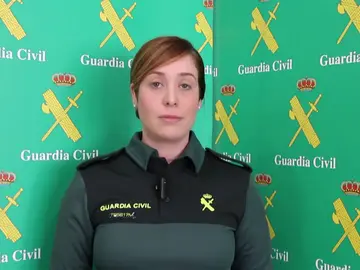 Cristina Martín, portavoz de la Guardia Civil Seprona Cantabria Cristina Martín, portavoz de la Guardia Civil Seprona Cantabria