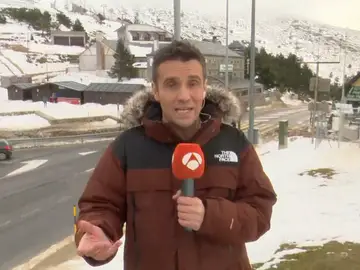 César Gonzalo en el puerto de Navacerrada César Gonzalo en el puerto de Navacerrada