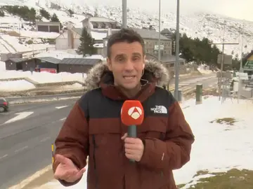 César Gonzalo en el puerto de Navacerrada César Gonzalo en el puerto de Navacerrada