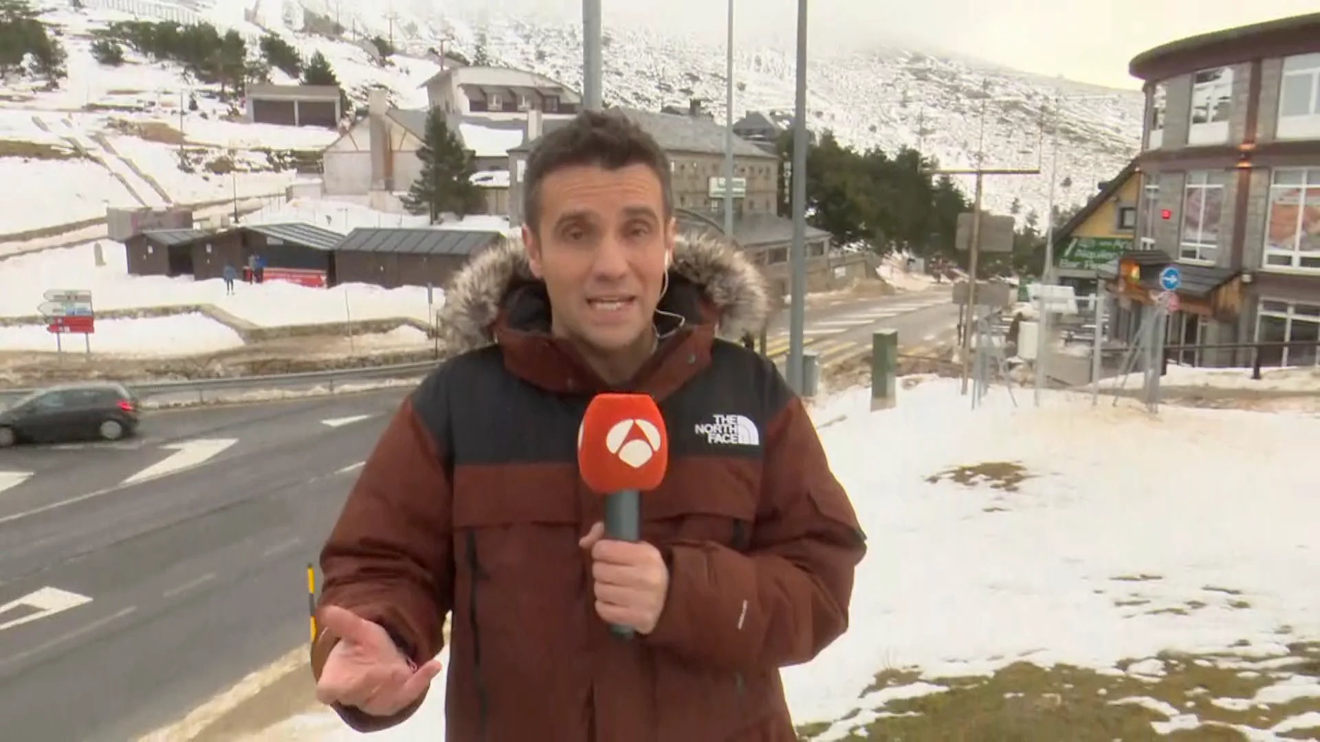 C&eacute;sar Gonzalo en el puerto de Navacerrada