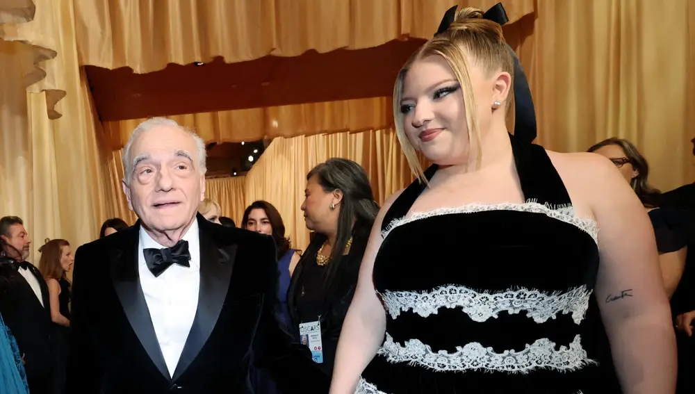 Martin Scorsese y su hija Francesca en los Oscar