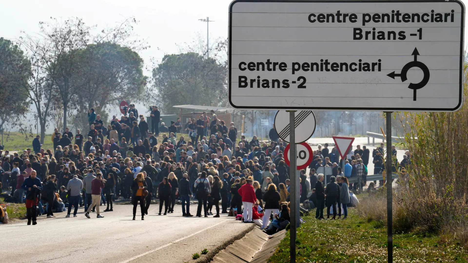 Concentración funcionarios frente a centro penitenciario Concentración funcionarios frente a centro penitenciario
