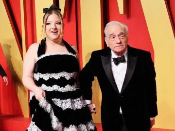 Martin Scorsese y su hija Francesca en los Oscar 2024