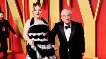 Martin Scorsese y su hija Francesca en los Oscar 2024