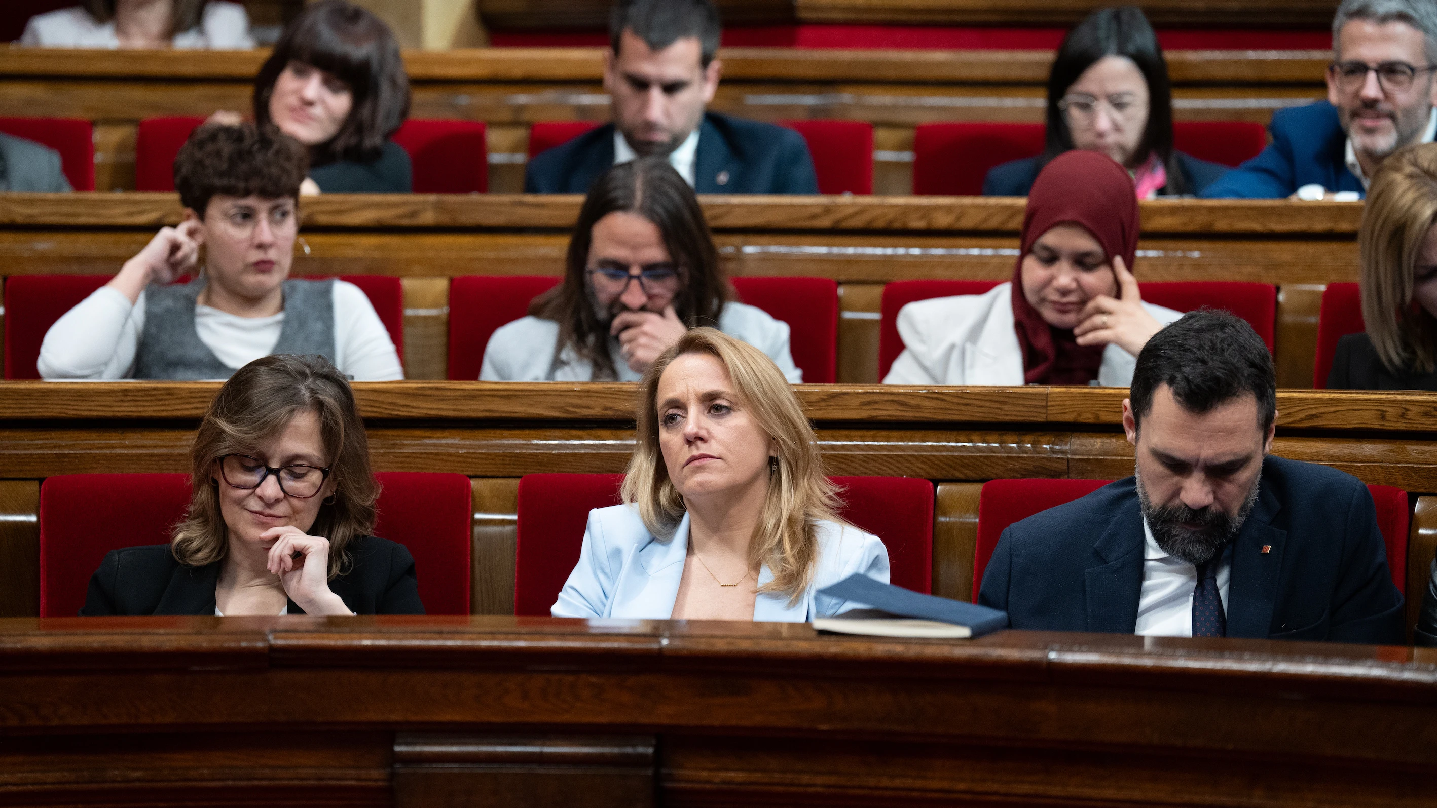 La consellera de Econom&iacute;a de la Generalitat, Nat&agrave;lia Mas, en el pleno del ParlamentDAVID ZORRAKINO - EUROPA PRESS13/03/2024