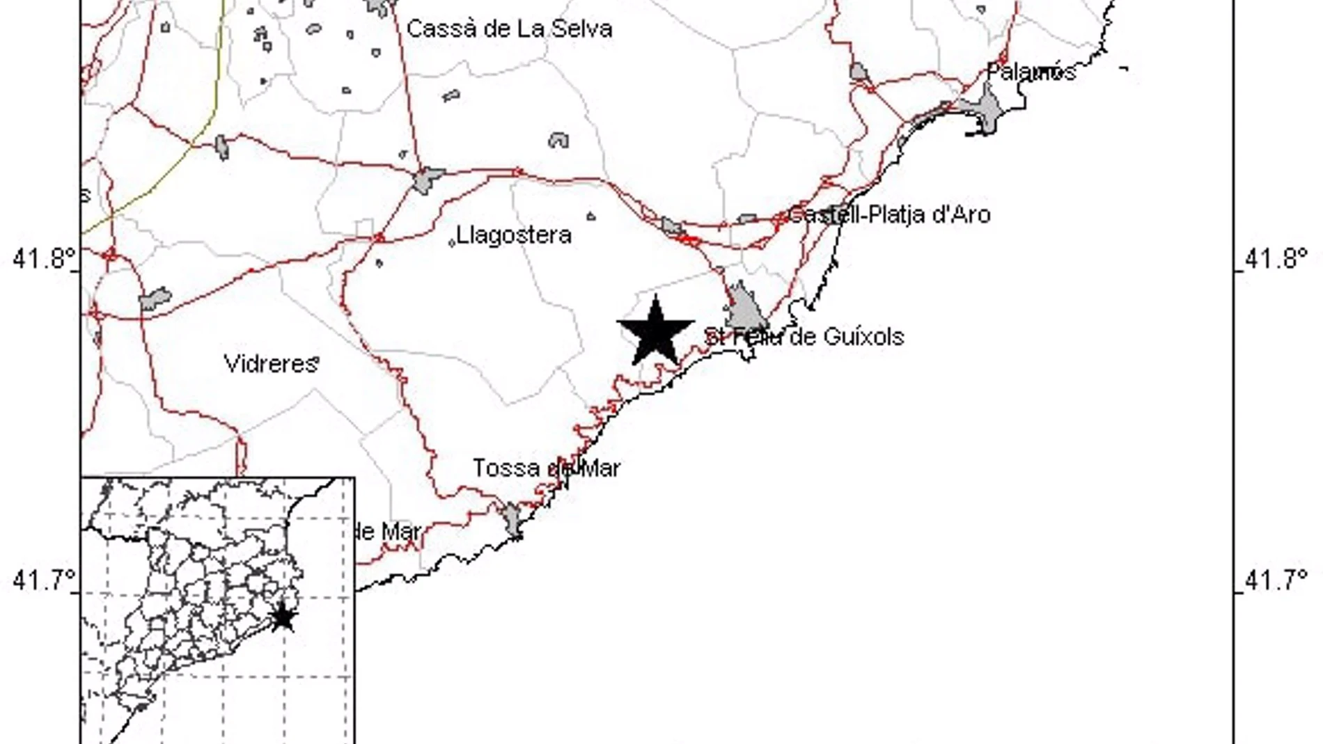 Un terremoto de magnitud 3,1 sacude tres comarcas de Girona