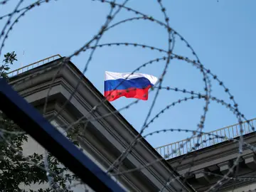 La bandera de Rusia La bandera de Rusia