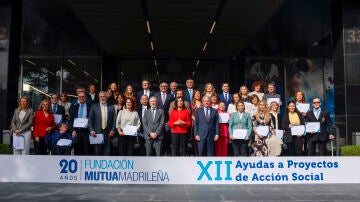La Reina Letizia preside un acto de ayudas de la Fundación Mutua Madrileña