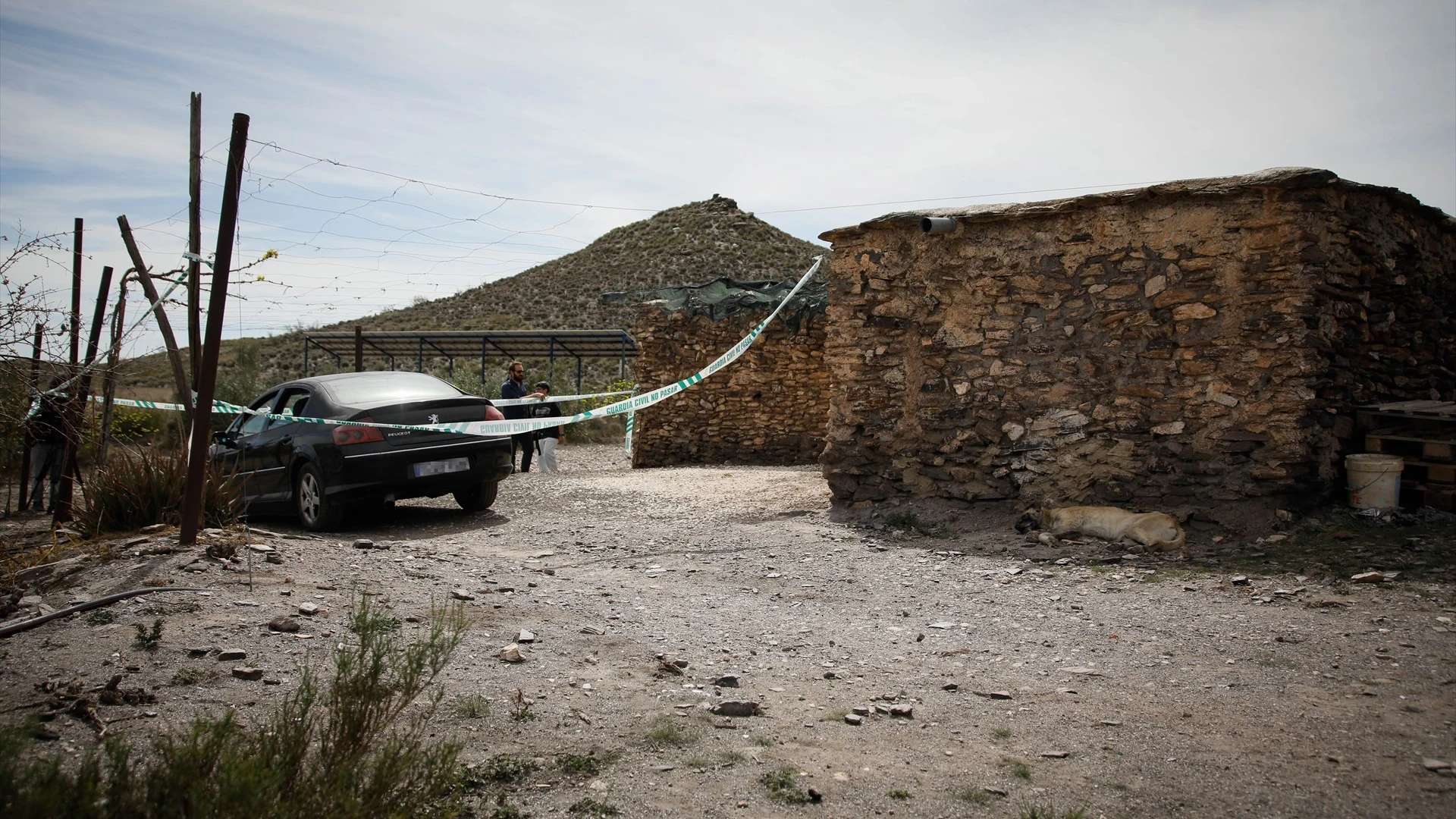 Imagen del cortijo donde ocurrieron los hechos en Almería Imagen del cortijo donde ocurrieron los hechos en Almería