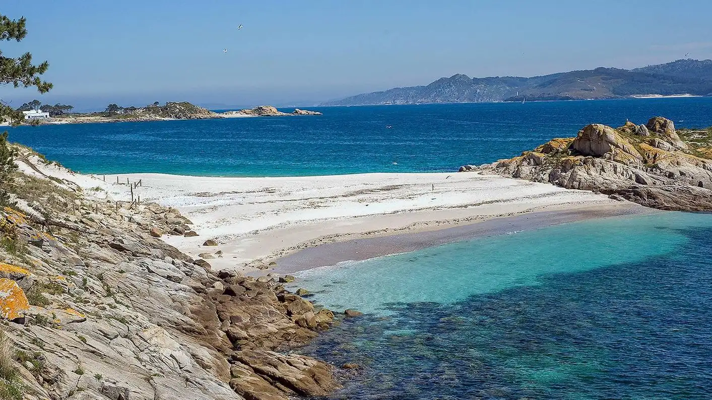 Imagen de una playa de Galicia Imagen de una playa de Galicia