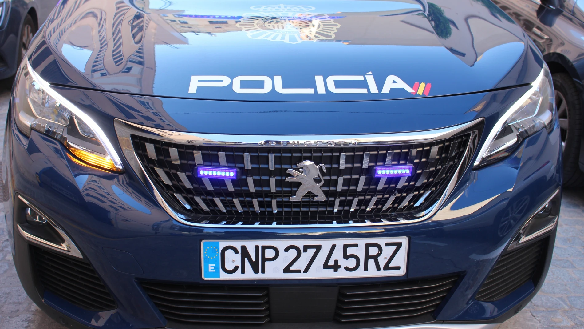 Imagen de archivo de un coche de la Policía Nacional Imagen de archivo de un coche de la Policía Nacional