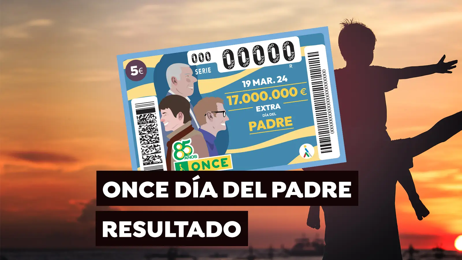 Sorteo del Cupón Extra del Día del Padre de la ONCE en directo Sorteo del Cupón Extra del Día del Padre de la ONCE en directo