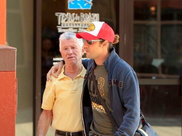 David Bisbal con su padre en 2011