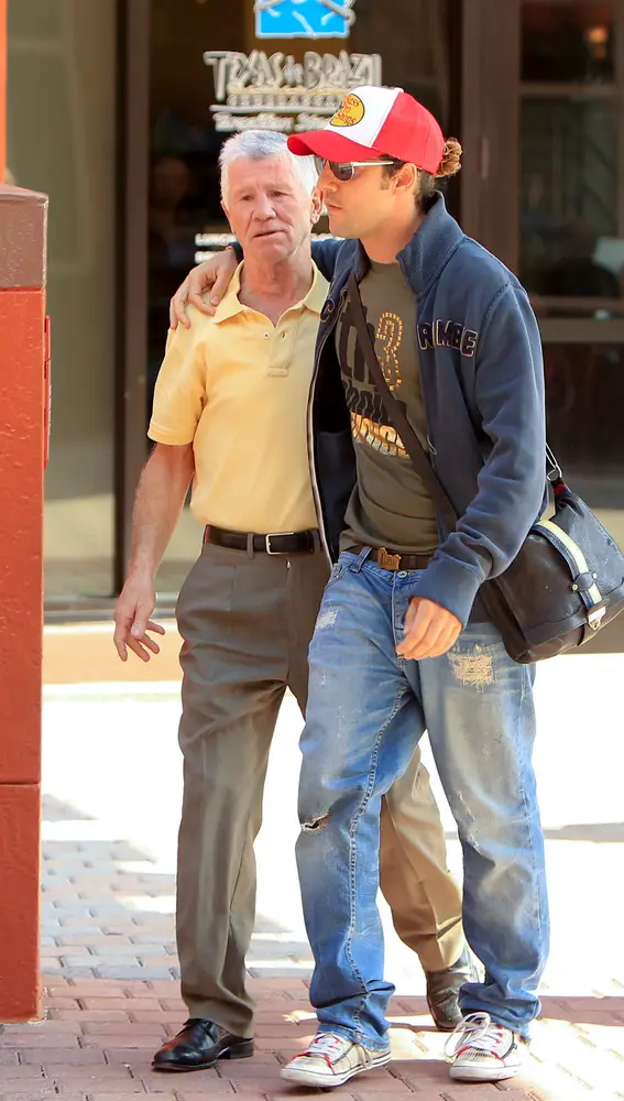 David Bisbal con su padre en 2011