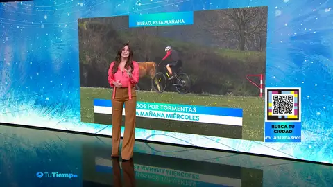 Mercedes Martín y la previsión del tiempo Mercedes Martín y la previsión del tiempo