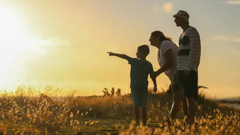 Familia de excursión Familia de excursión