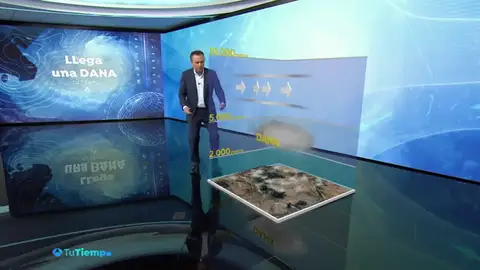 ¿Qué es una DANA? Roberto Brasero lo explica con realidad aumentada ¿Qué es una DANA? Roberto Brasero lo explica con realidad aumentada
