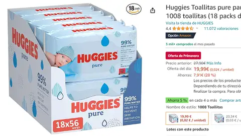 Toallitas Huggies Toallitas Huggies