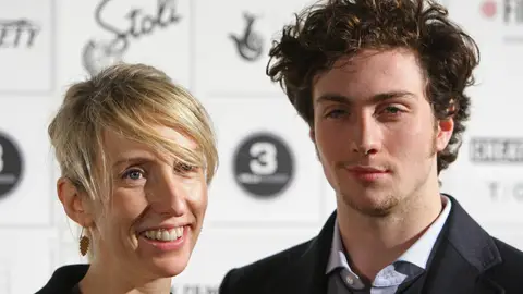 Sam Taylor-Johnson y Aaron Taylor-Johnson Sam Taylor-Johnson y Aaron Taylor-Johnson
