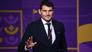 Iker Casillas durante un evento en 2022