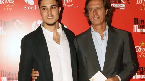 Carlo Costanzia con su hijo Carlo Carlo Costanzia con su hijo Carlo