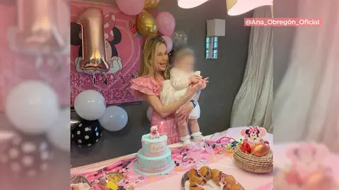 Ana Obregón y primer año de la nieta Ana Obregón y primer año de la nieta