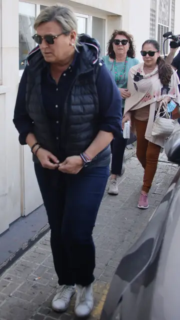 Mariló de la Rubia acompañando a Isabel Pantoja Mariló de la Rubia acompañando a Isabel Pantoja