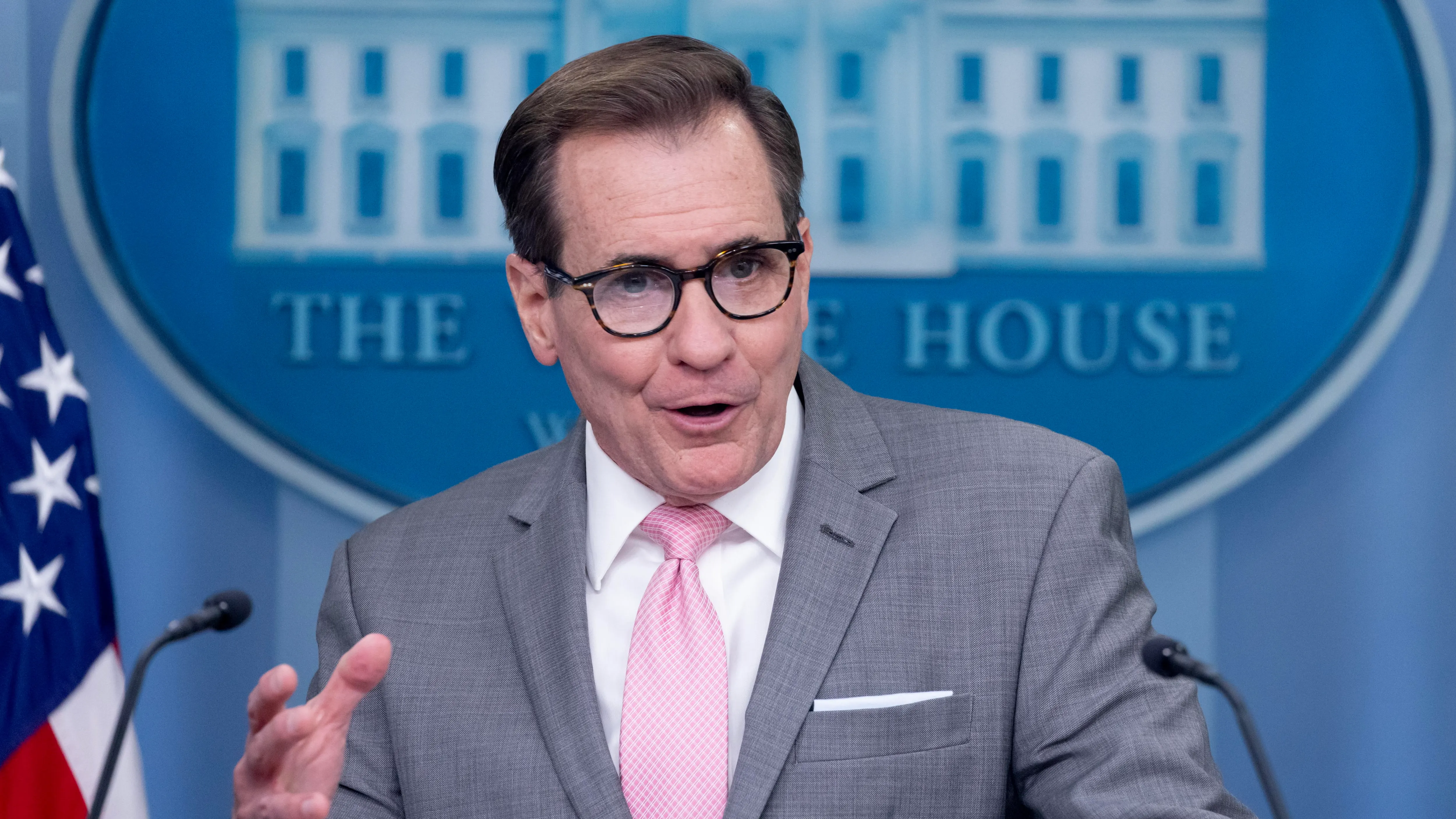 El Asesor de Comunicaciones de Seguridad Nacional de la Casa Blanca, John Kirby El Asesor de Comunicaciones de Seguridad Nacional de la Casa Blanca, John Kirby