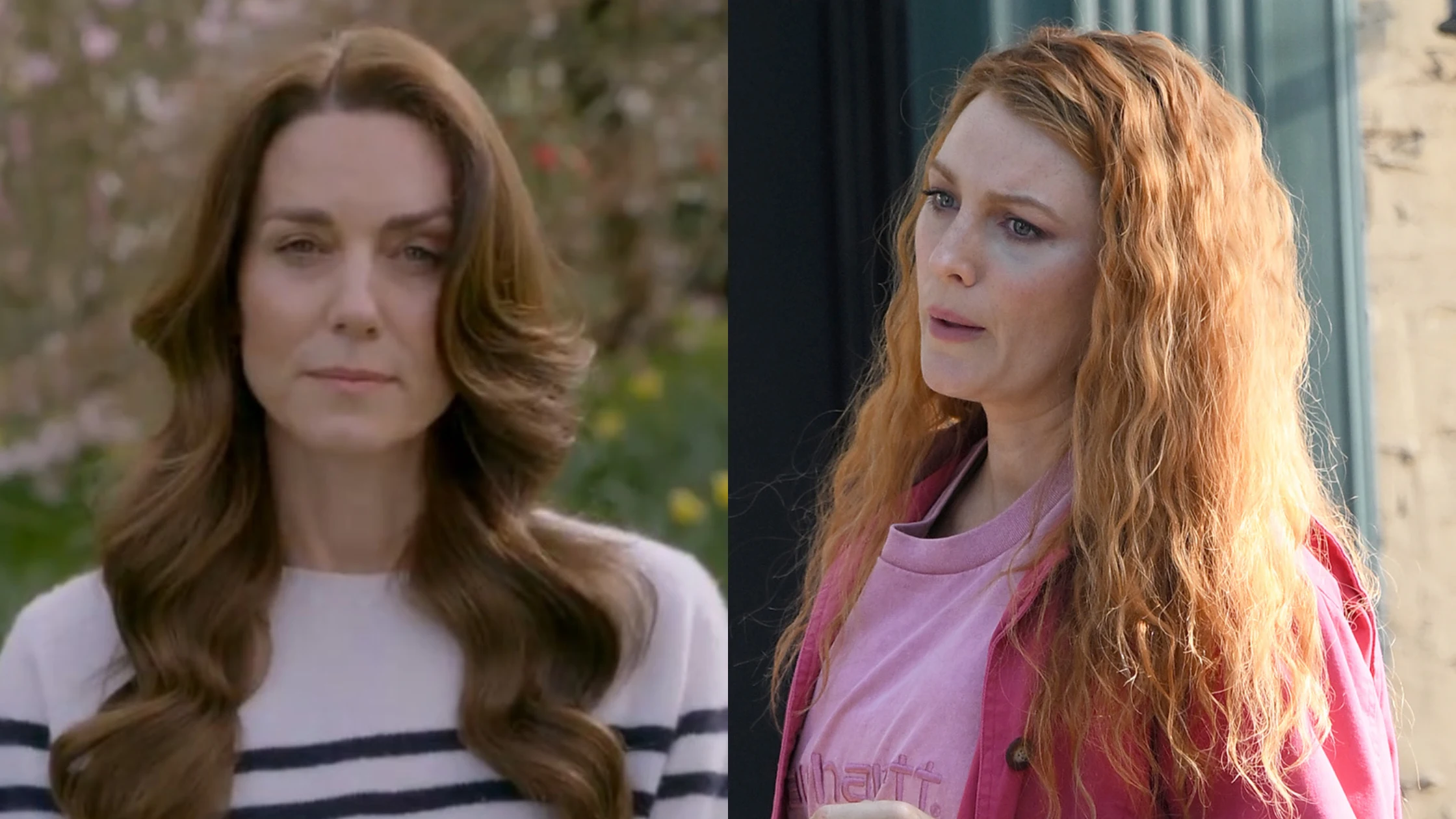 Montaje de Kate Middleton y Blake Lively
