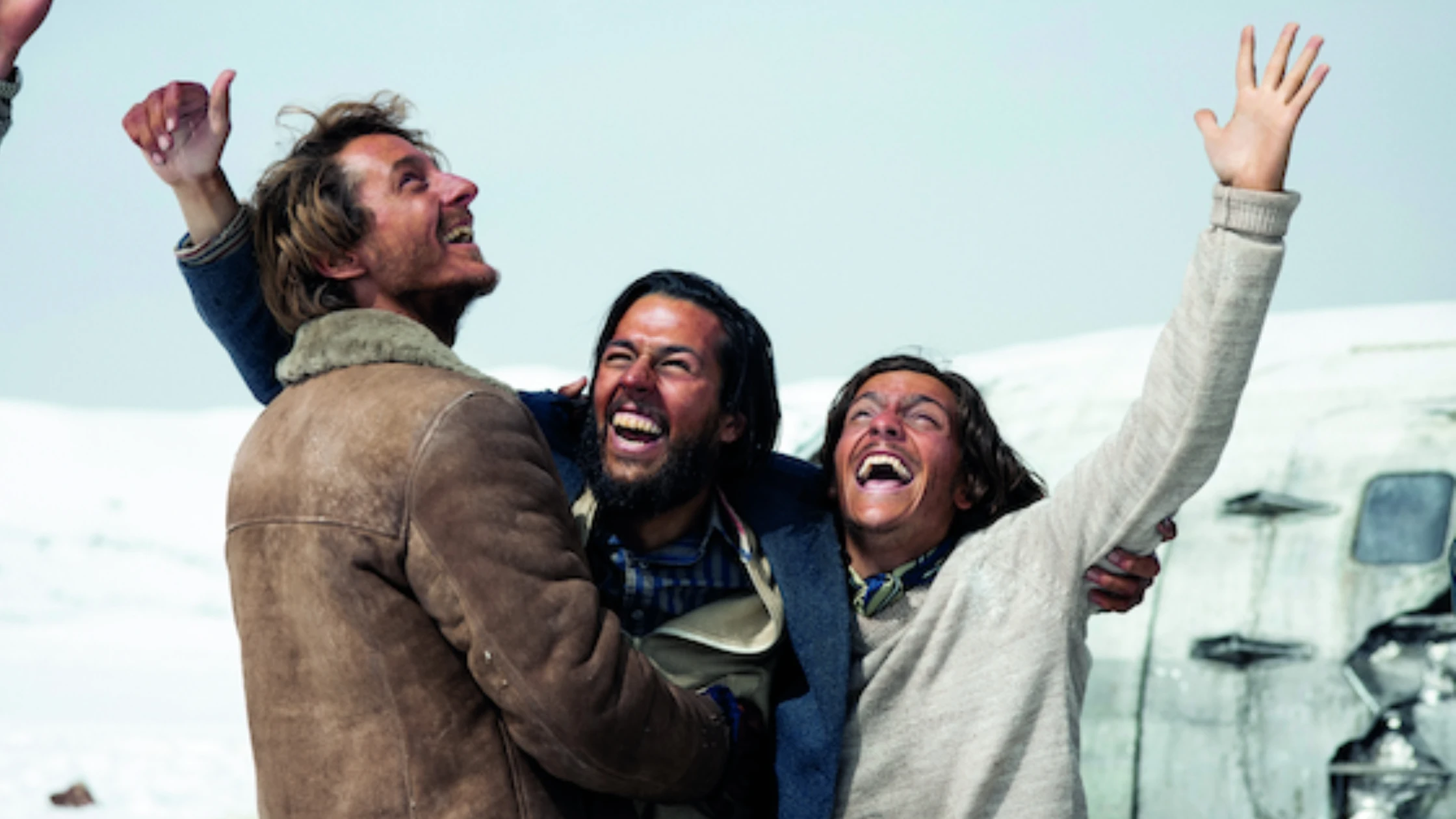 El rodaje de La sociedad de la nieve