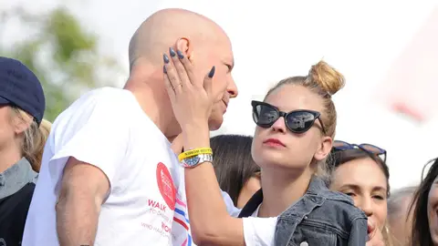 Bruce Willis con su hija, Tallulah Willis